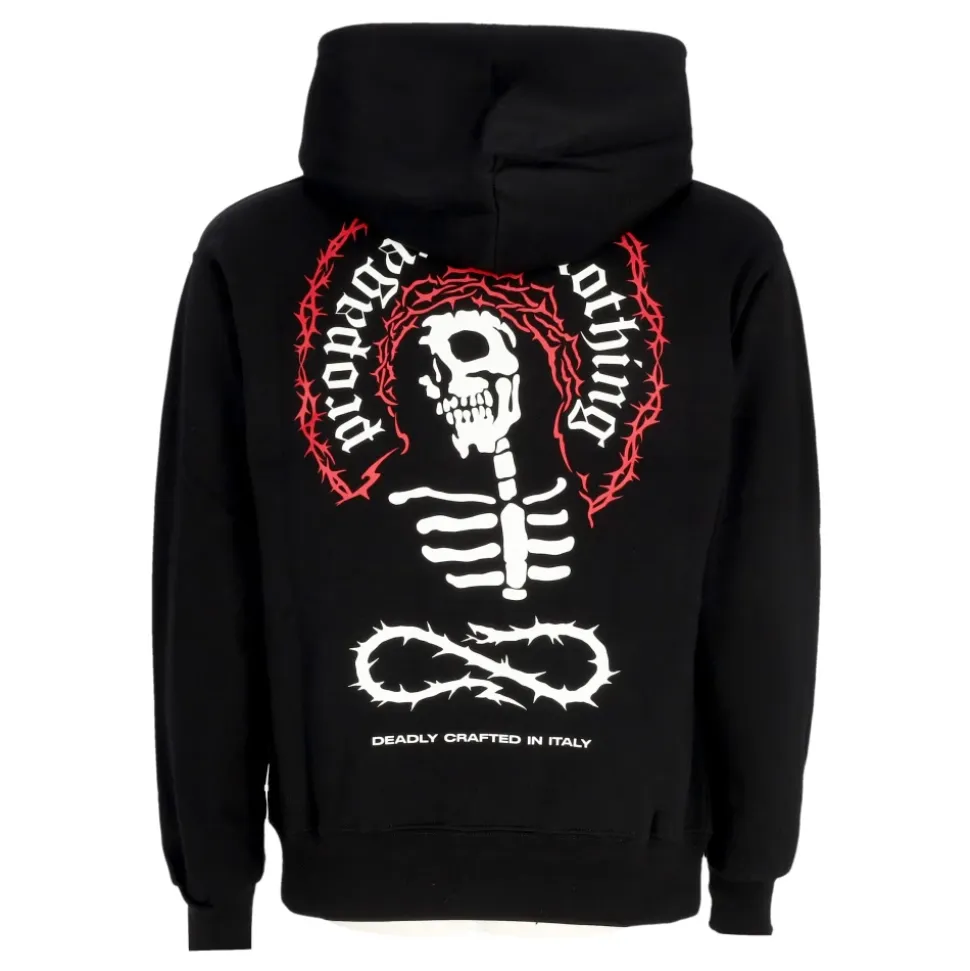 Black Hoodie with Front Pocket
