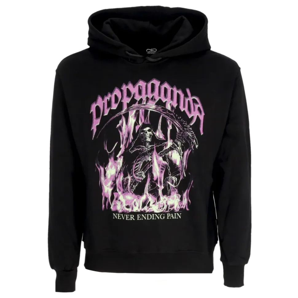 Black Hoodie with Front Pocket