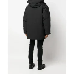 Black HyBridge Jacket with Zip Closure