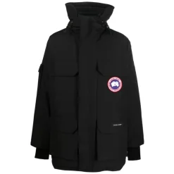 Black HyBridge Jacket with Zip Closure