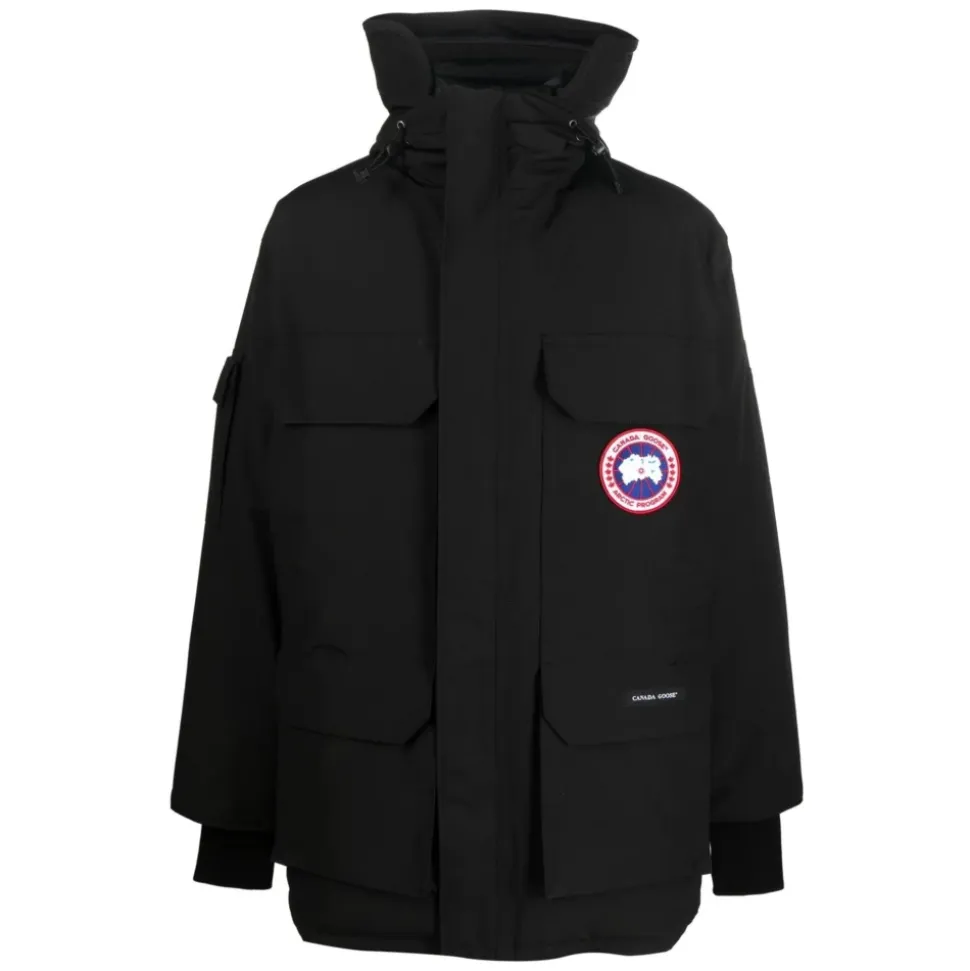 Black HyBridge Jacket with Zip Closure