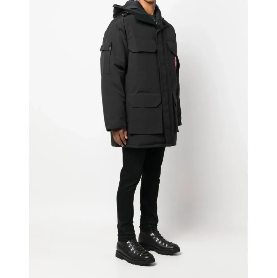 Black HyBridge Jacket with Zip Closure