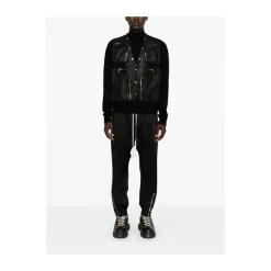 Black Knitted Crew Neck Sweater