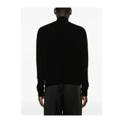 Black Knitted Crew Neck Sweater