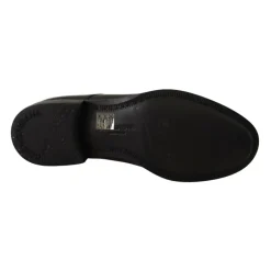 Black Lace Up Leather Formal Shoes