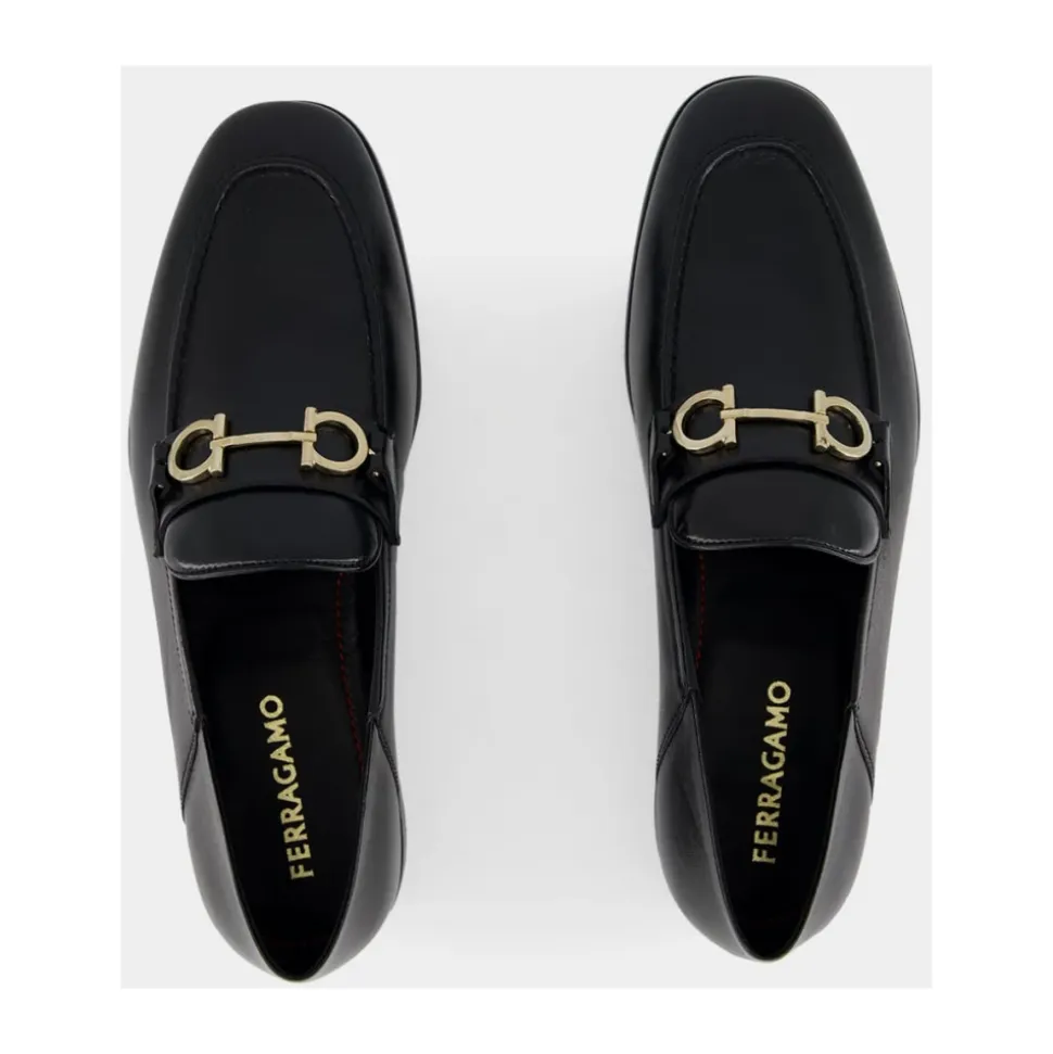 Black Lambskin Slip-On Loafer