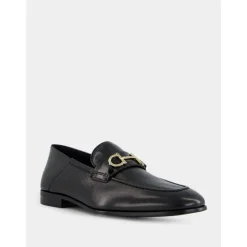 Black Lambskin Slip-On Loafer