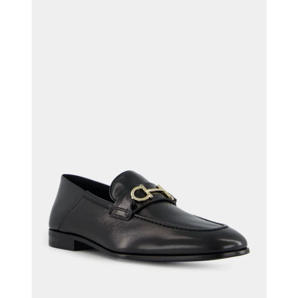 Black Lambskin Slip-On Loafer