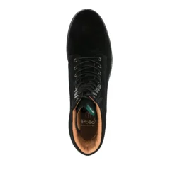 Black Leather Ankle Boots