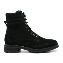 Black Leather Ankle Boots