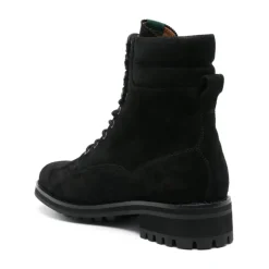 Black Leather Ankle Boots