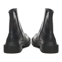 Black Leather Boots with OrthoLite® ™
