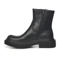 Black Leather Boots with OrthoLite® ™