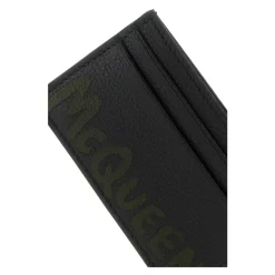 Black Leather Card Holder