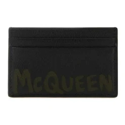 Black Leather Card Holder