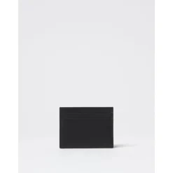 Black Leather Card Holder Wallet