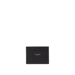 Black Leather Card Holder Wallet