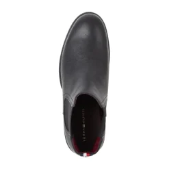 Black Leather Chelsea Boots