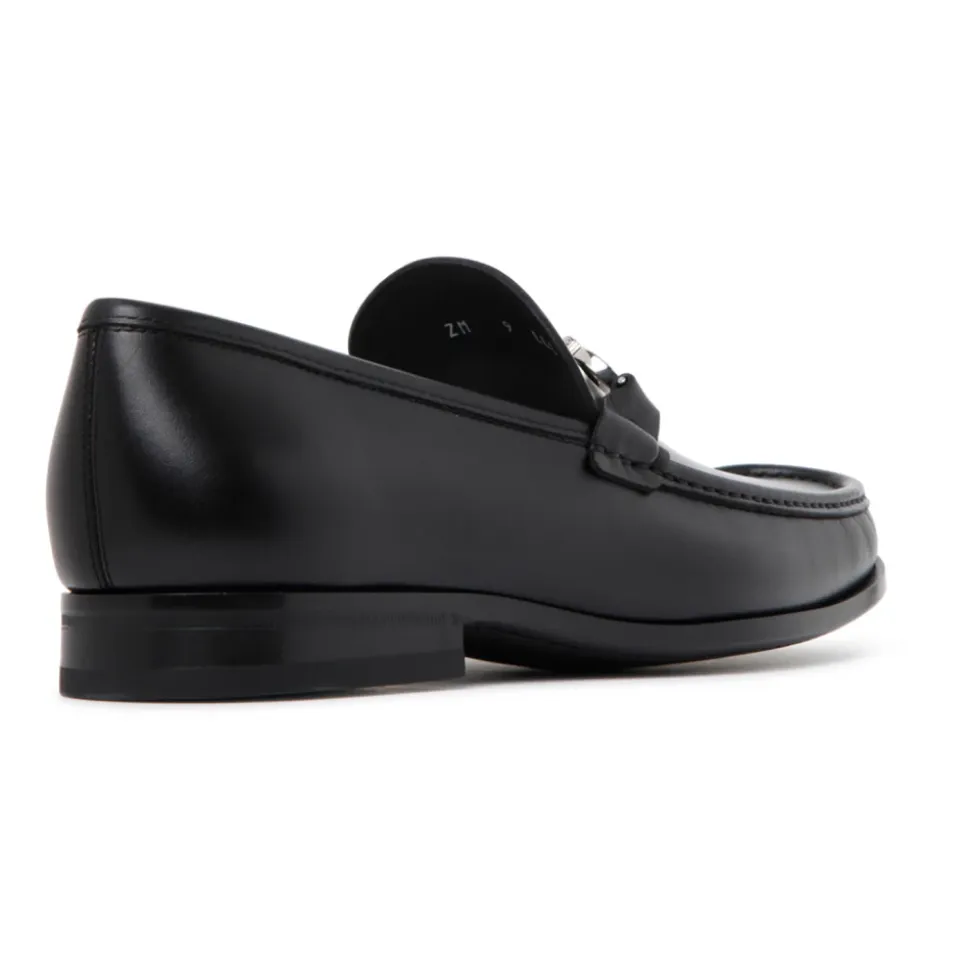 Black Leather Chris Loafers