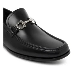 Black Leather Chris Loafers