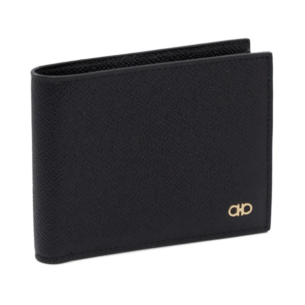 Black Leather Wallet Stylish Accessories