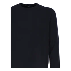 Black Lightweight Crew Neck Sweater