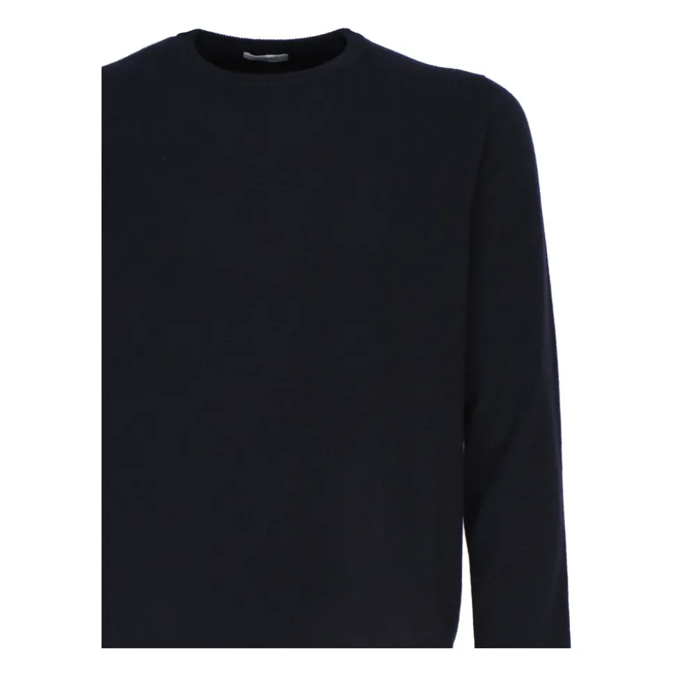 Black Lightweight Crew Neck Sweater