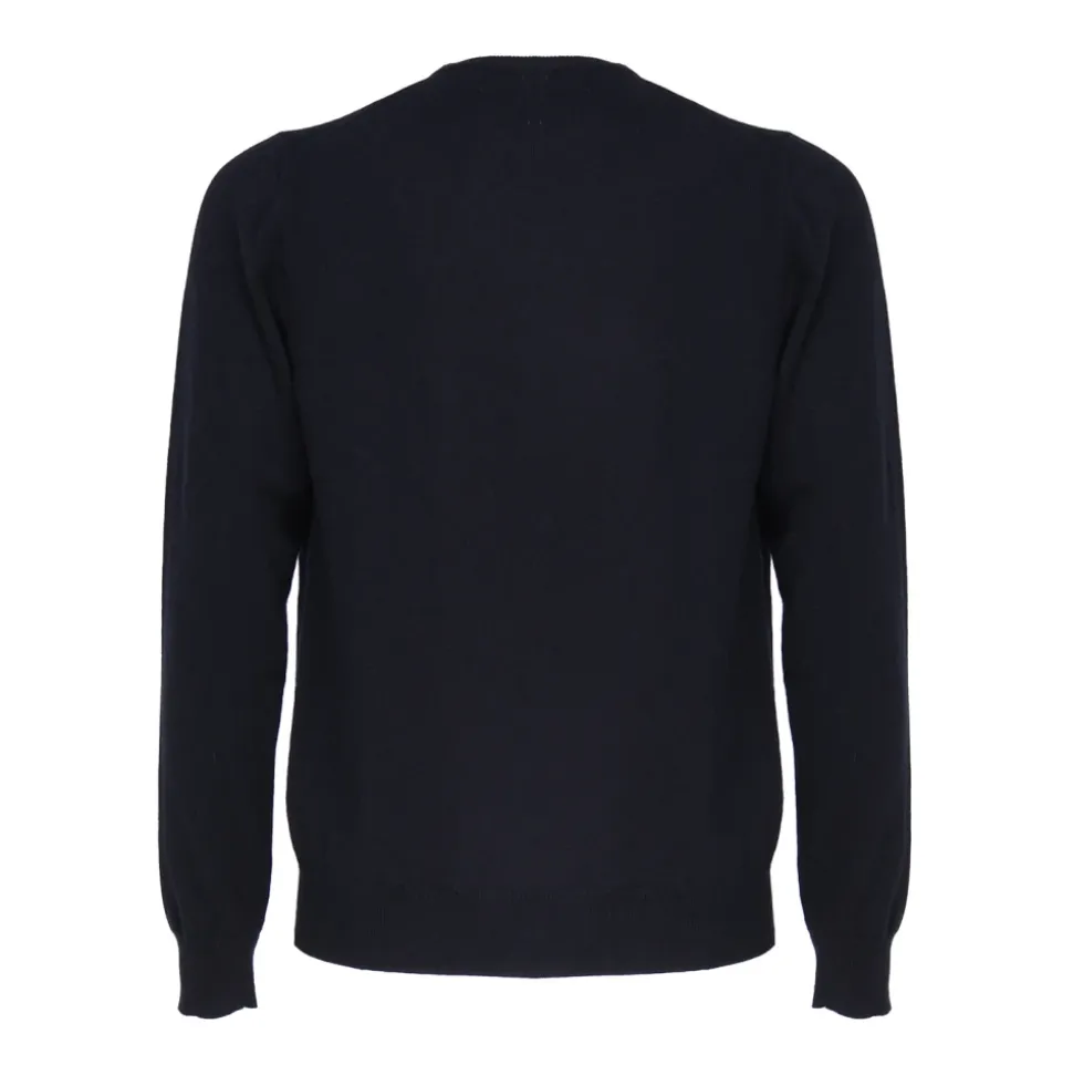 Black Lightweight Crew Neck Sweater