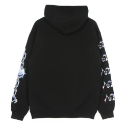 Black Lightweight Hooded Sweatshirt