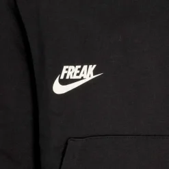 Black Lightweight Hoodie with Freak Logo