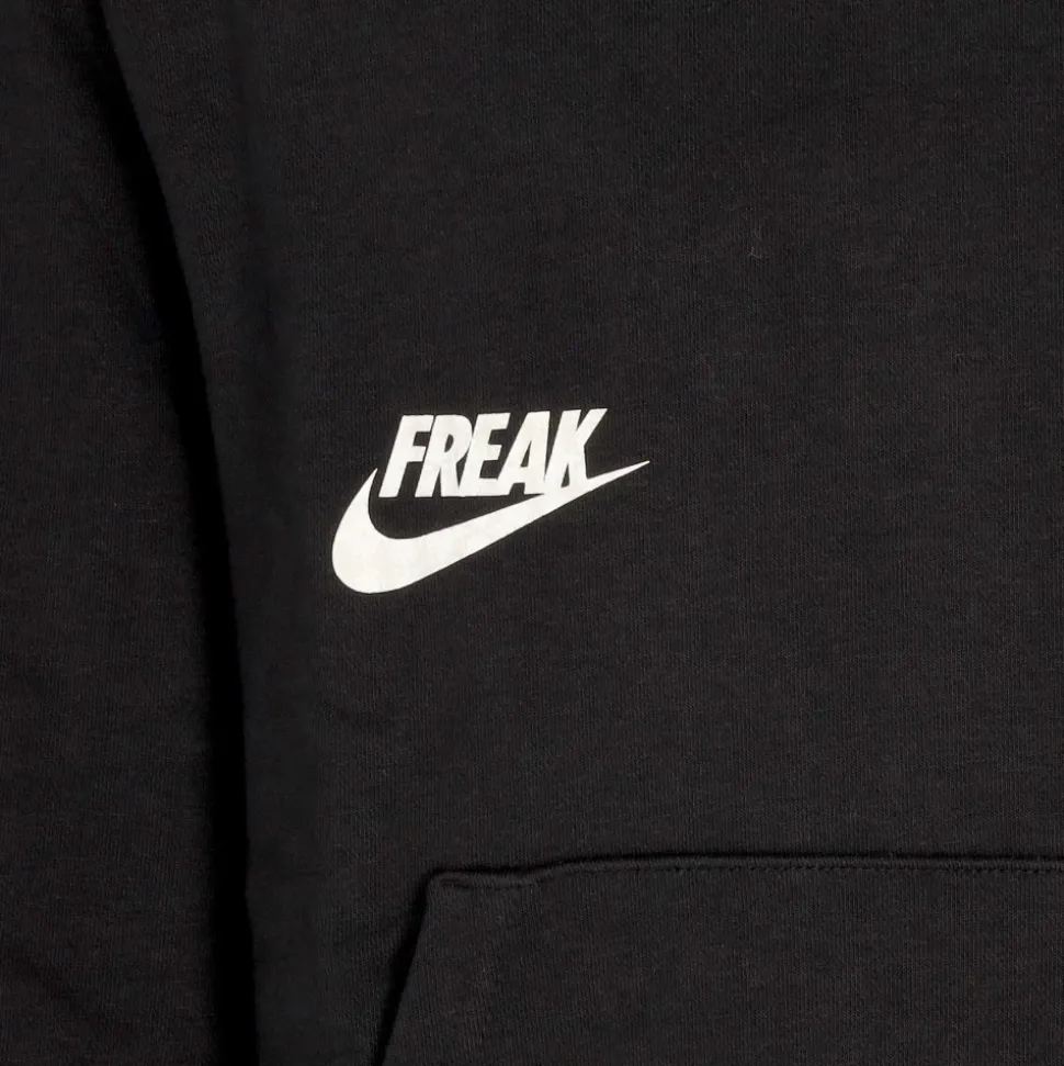 Black Lightweight Hoodie with Freak Logo