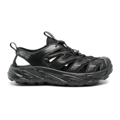 Black Lightweight Sneakers with Cut-Out Design