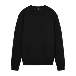 Black Logo Badge Sweater