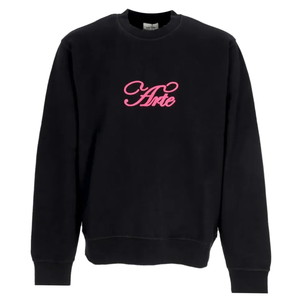 Black Logo Crewneck Sweatshirt