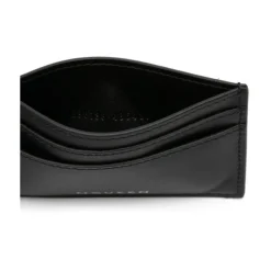 Black Logo Print Card Slots Bag