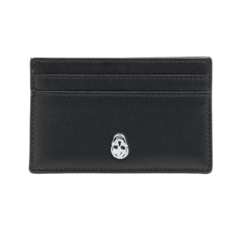 Black Logo Print Card Slots Bag