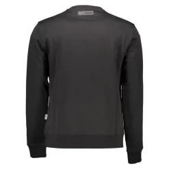 Black Long Sleeve Sweatshirt with Print