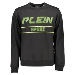 Black Long Sleeve Sweatshirt with Print