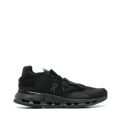 Black Mesh Sneaker with Grosgrain Ribbon