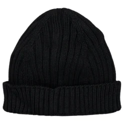 Black Moon Logo Knit Beanie