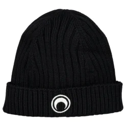 Black Moon Logo Knit Beanie