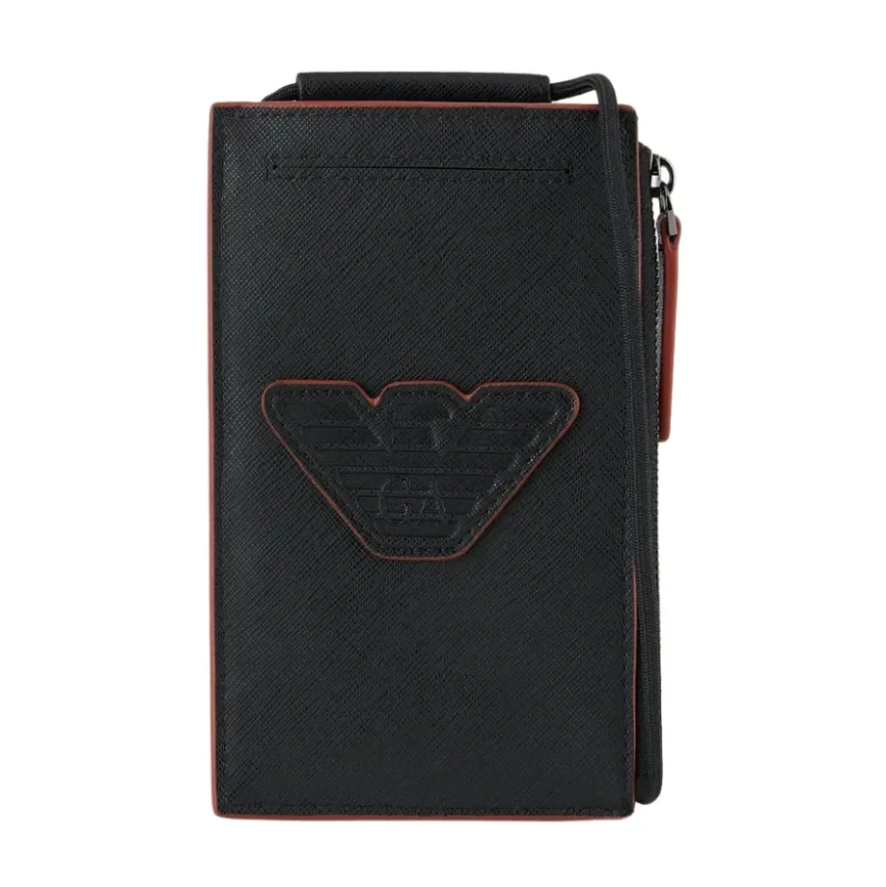 Black | Orange Detail Wallet