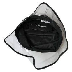 Black Polyester Bucket Hat Men