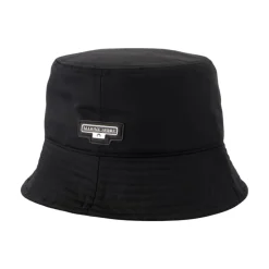 Black Satin Bucket Hat