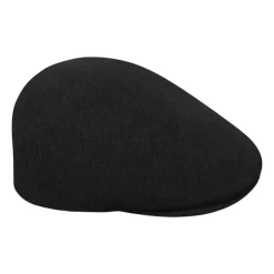 Black Seamless Wool Cap 507
