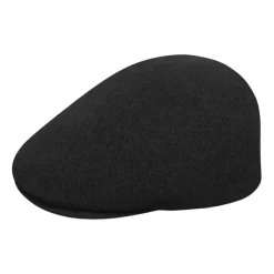 Black Seamless Wool Cap 507