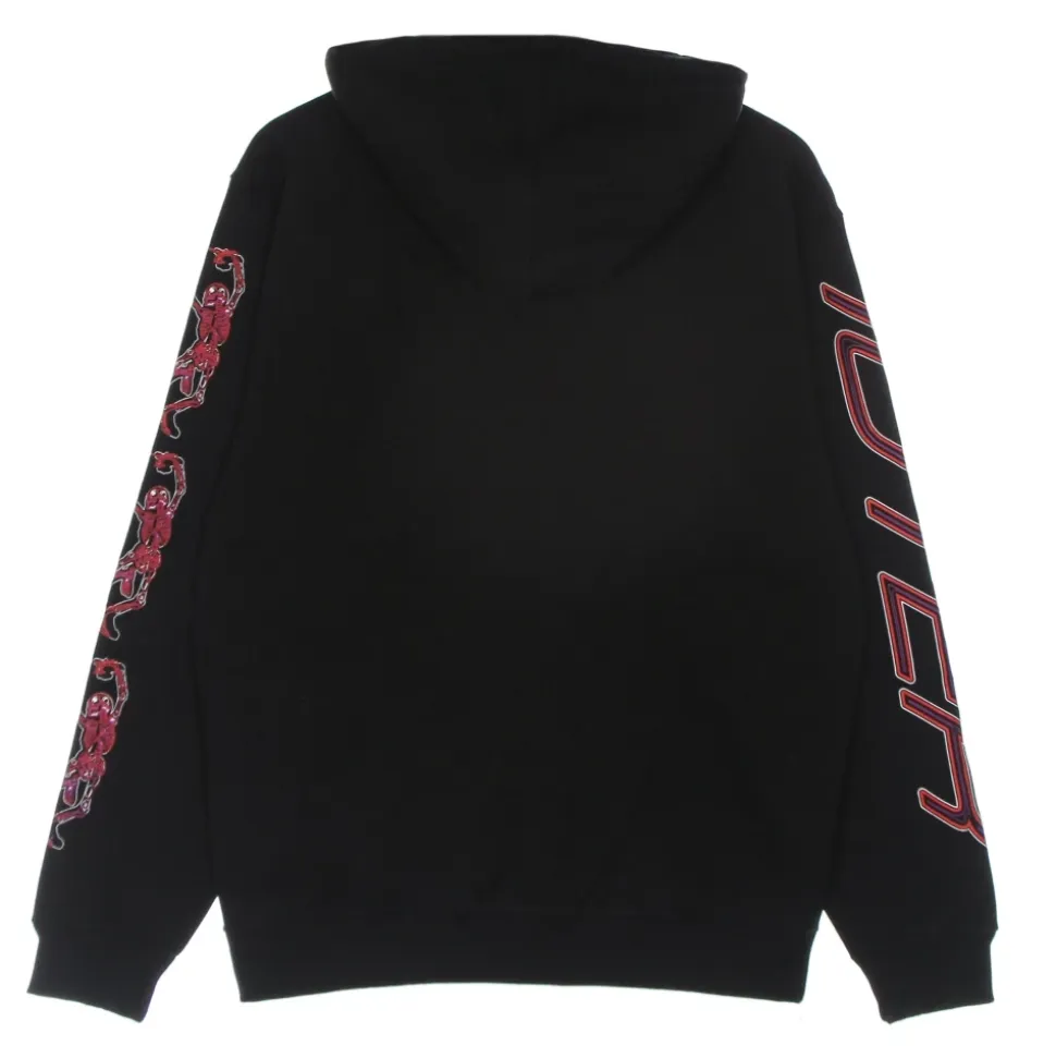 Black Skeleton Hoodie Long Sleeve Sweatshirt