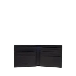 Black Skull Motif Bi-Fold Wallet