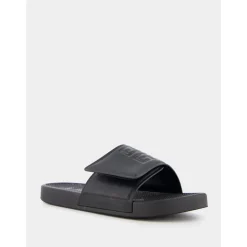 Black Slide Sandals Modern Style