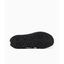 Black Sneakers with Inset Design